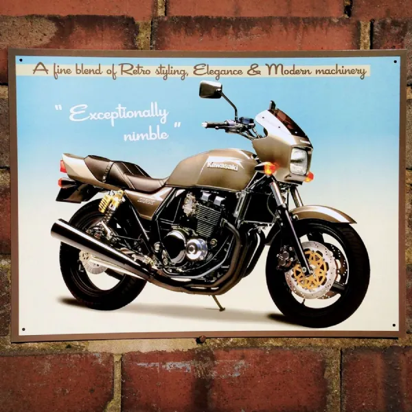 Kawasaki ZRX Metal Sign 41cm
