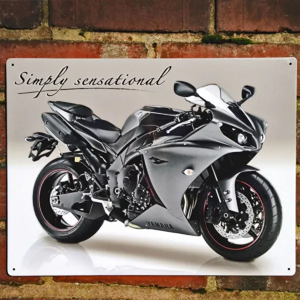 Yamaha YZF R1 Metal Sign 41cm