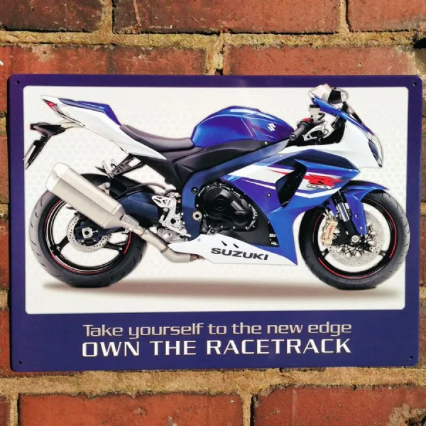 Suzuki GSXR1000 Metal Sign 41cm