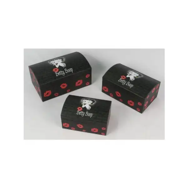 Betty Boop Set of 3 Chest Storage Boxes