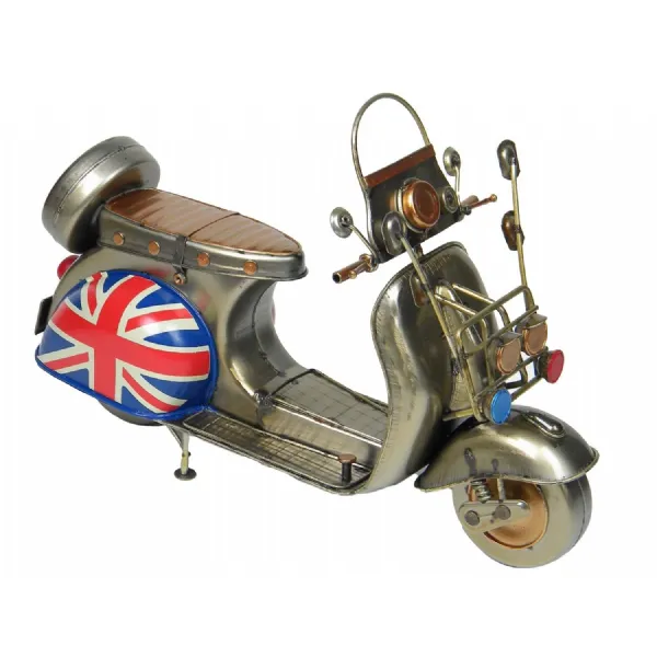 Union Jack Metal Scooter Polished Metal 29cm