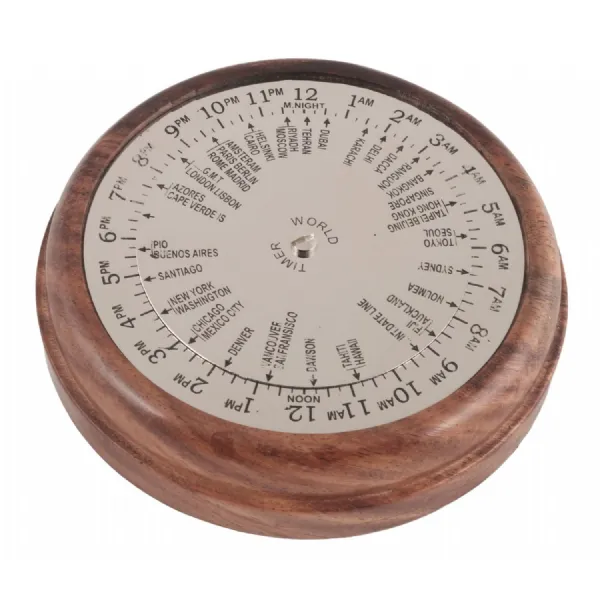 Time Zone Paperweight 10cm