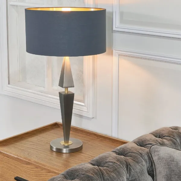 Segre Gunmetal Table Lamp