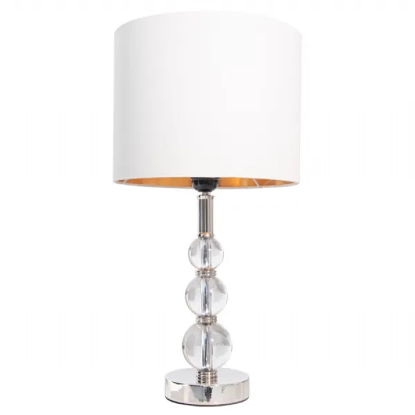 Petite Sophia Nickel Finish Table Lamp (Base Only)