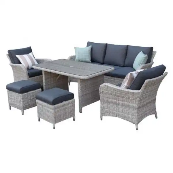 Roma Luxury Rattan Large Sofa Set