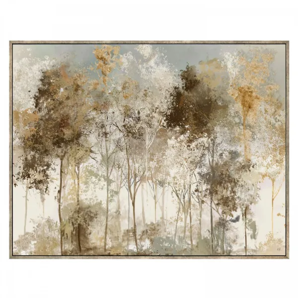 Copper Frost Framed Canvas