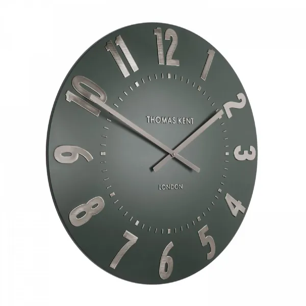 20 inches Wall Clock Olive Green