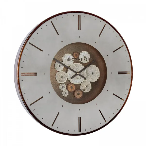 21 inches Wall Clock Cog Bronze