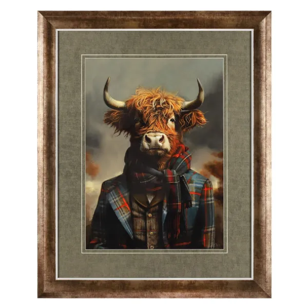 Dapper Highlander Framed Art