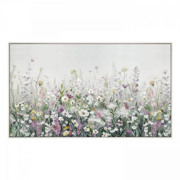 Floral Cascade Framed Art