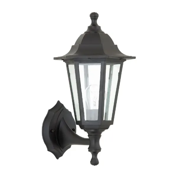 Black Clear Wall Light