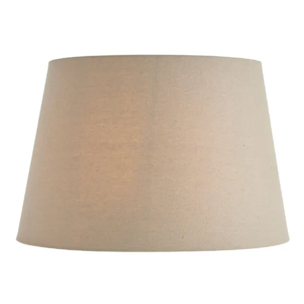 16inch Grey Faux Linen Shade