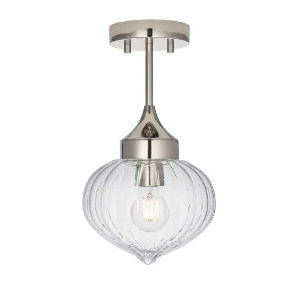 Addington 1 Ceiling Light Nickel