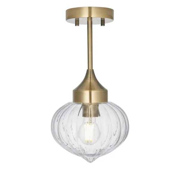Addington 1 Ceiling Light Brass