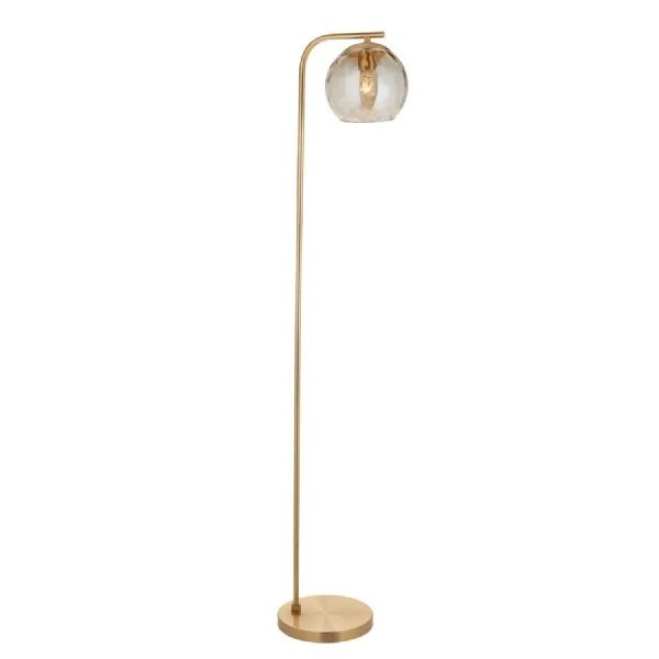 Dimple 1 Floor Light Satin Gold