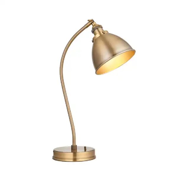 Table Lamp Antique Brass