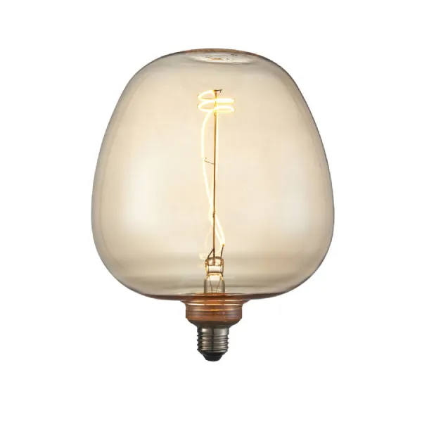 Swirl 4W LED E27 Amber Warm White 242x190mm