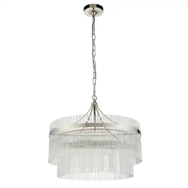 5 Pendant Light Bright Nickel