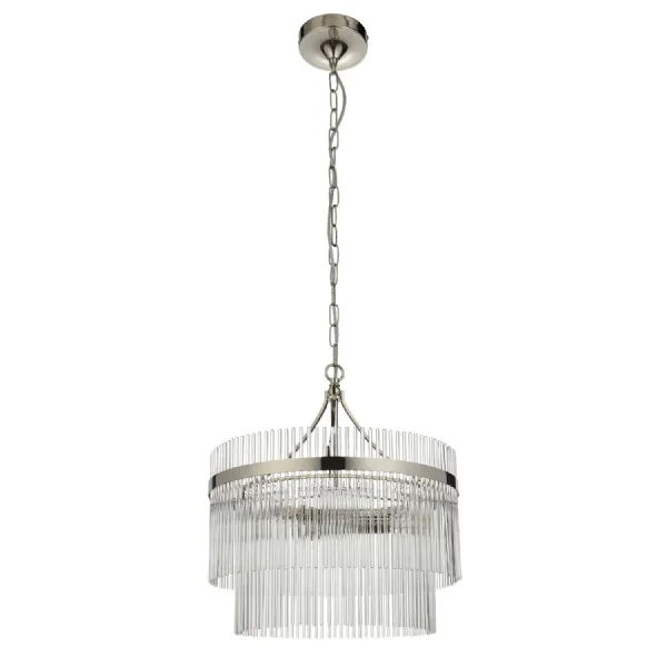 Small 3 Pendant Light Bright Nickel