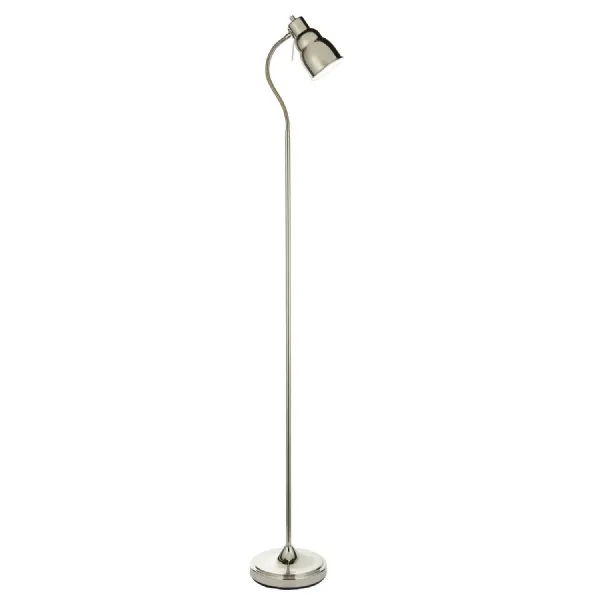 Flexi Floor Lamp Bright Nickel