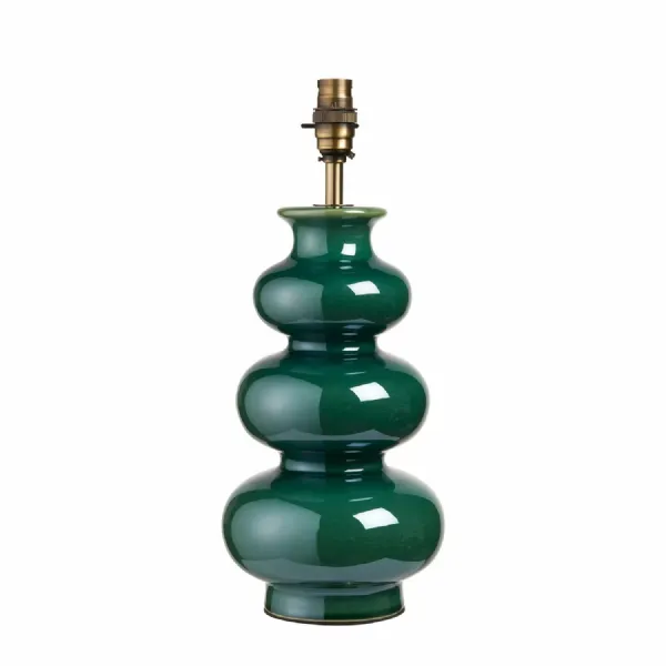Table Lamp Gloss Green Reactive Glaze