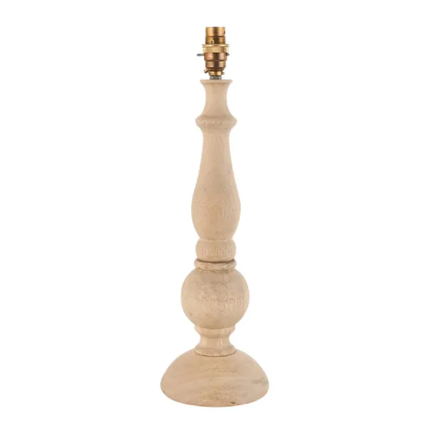 Natural Wooden Table Lamp Base