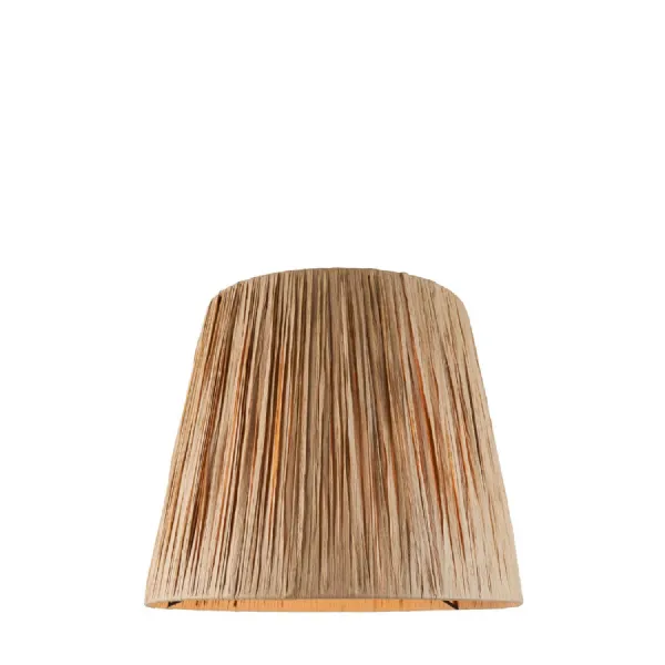 Natural Tapered Raffia Shade