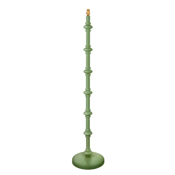 Carnaby Floor Lamp Base Satin Cotswold Green