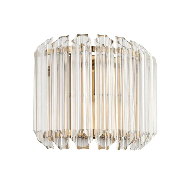 Valentina Wall Light Brushed Aged Brass