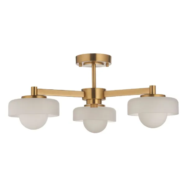 Boss Ceiling Light Brushed Aged Brass