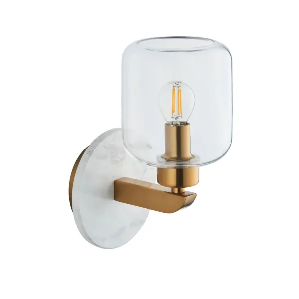 Wall Light White Volakas Marble
