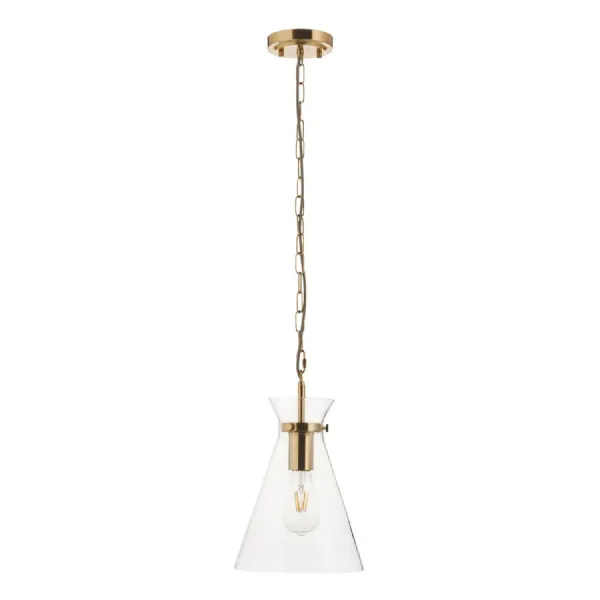 Harlow Pendant Brushed Aged Brass
