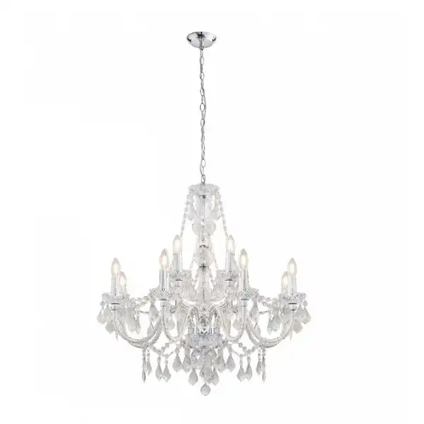 Crystallise 12 Pendant Ceiling Light 78 x 78cm