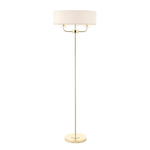 Nixon Floor Lamp Brass