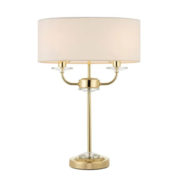 Nixon Table Lamp Brass