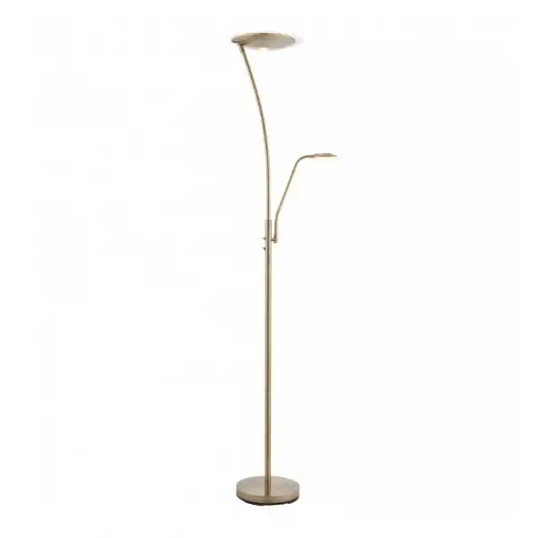 Floor Lamp Antique Brass