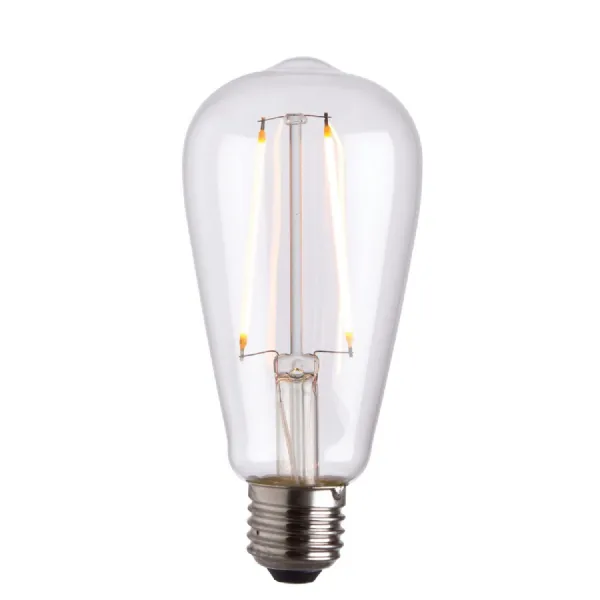 E27 LED Filament Pear 140x64mm Clear Glass ND