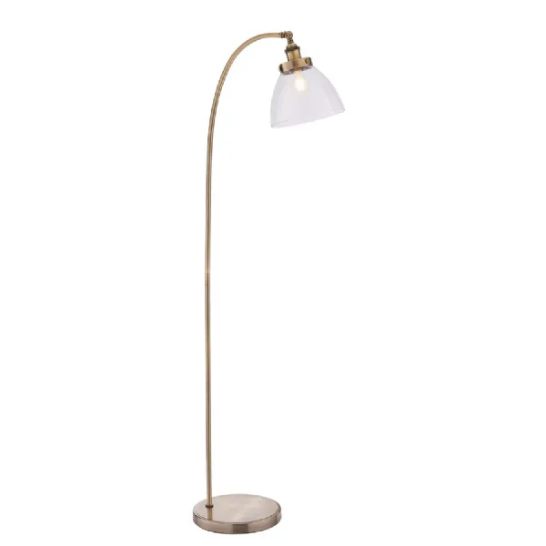 Hansen Floor Lamp Antique Brass
