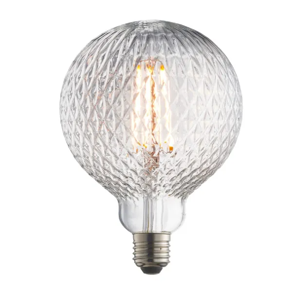 Facet Bulb Clear Glass