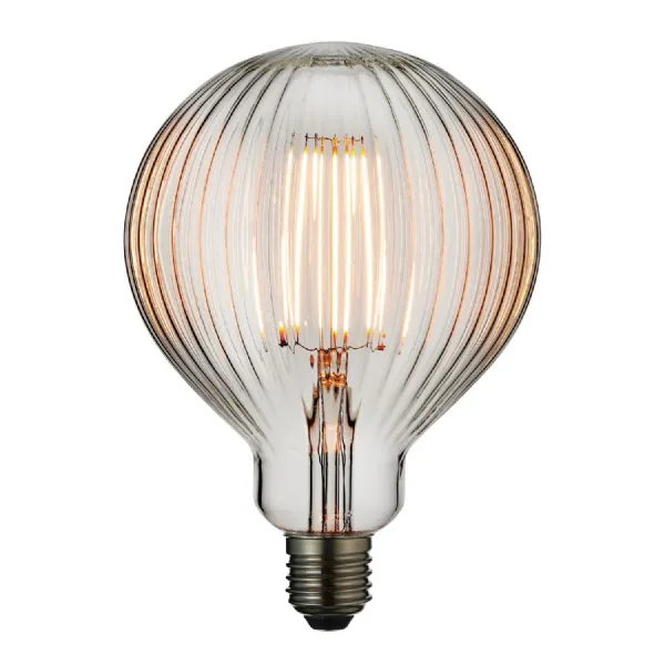 Ribb Bulb Clear Glass