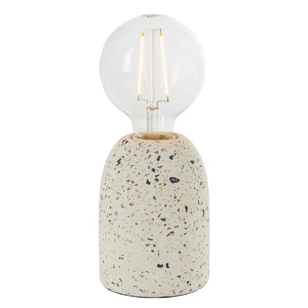 Terrazzo Table Lamp White