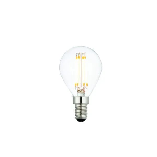 E14 LED Filament Golf 80x45mm Clear Glass