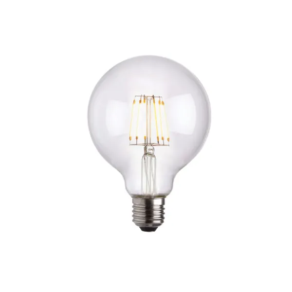 E27 LED Filament Globe 135x95mm Clear 6W