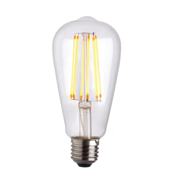 E27 LED Filament Pear 140x64mm Clear Glass D
