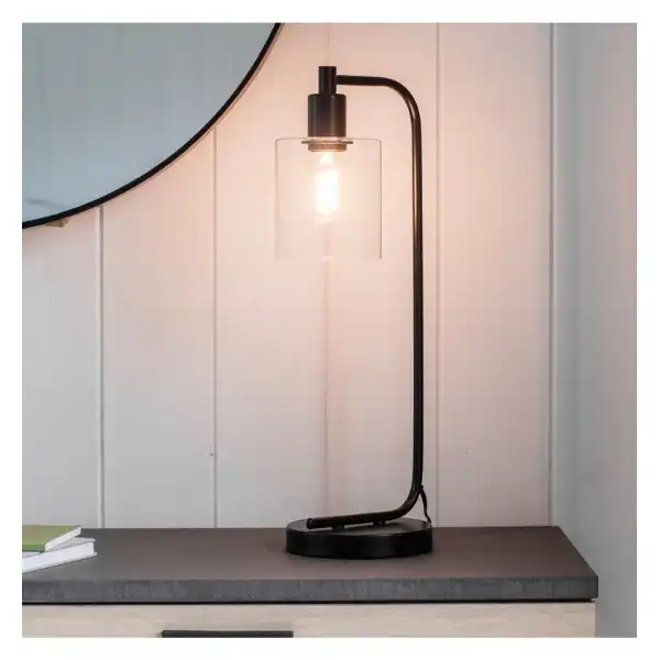Matt Black Metal Table Lighting Lamp