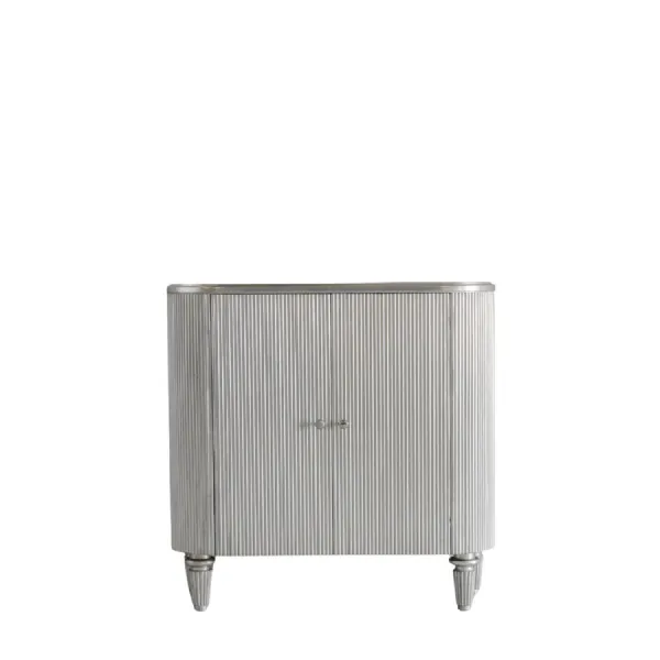 Silver Mahogany Drinks Cabinet