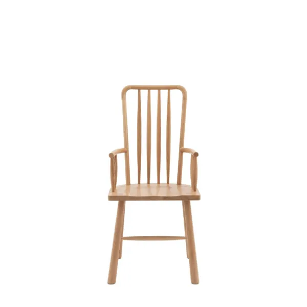 Solid Oak Carver Chair ( 2 Pack )
