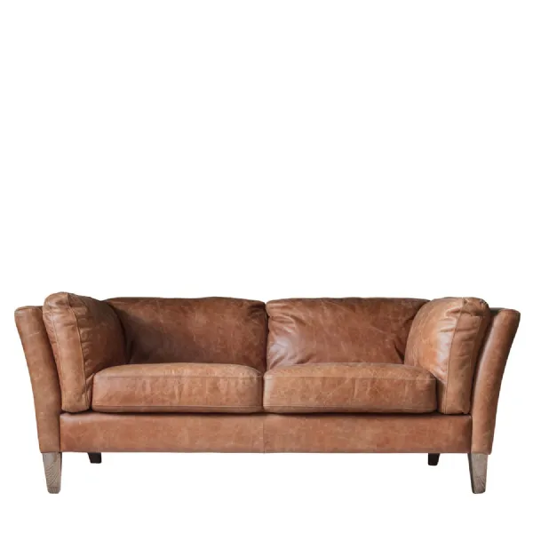 2 Seater Vintage Leather Sofa