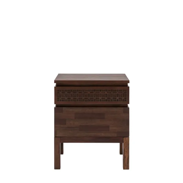Boho Retreat Bedside 2 Drawer Chest 500x400x600mm