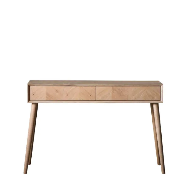 Milano 2 Drawer Console Table 1200x380x800mm